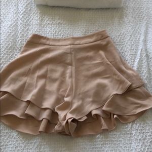 Shorts from Zara punk/nude/cream